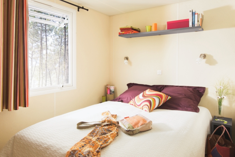 mobil-home au camping du Cap Blanc - 2 chambres